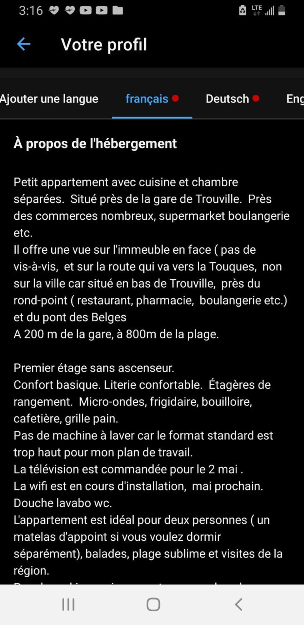 Apartment 2 Pieces 20 M2 Gare Trouville-sur-Mer